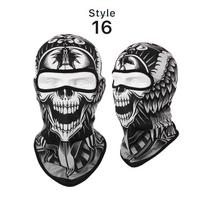 Kaukolė Balaclava Pilnas veido apdangalas Bandana Lauko dviračių sportui Veido kaukė Kaklo mova Motociklo priedai KTB 16