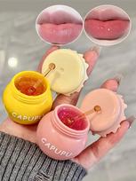 Peach And Honey Lip Mask Set Gift Box, Moisturizing And Moisturizing, Anti Dry And Crack Fade Lip Li 1Pcs / Peach yellow