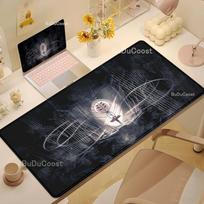 New Hollow Knight Silksong Desk Mat Rubber Large PC Mousepad Laptop Gaming Mouse Pad Accessories Keyboard Mat Computer Mousepads 30cmx80cm(11.8x31.5inch)