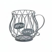 Mug Shaped Capsule Holder Wire Coffee Iron Pod Basket for Baristas, Kitchen mėlyna