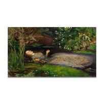 Garsus aliejinis paveikslas Ophelia Drobės tapyba John William Waterhouse Forgottenbeauty Meno spaudinys Vintažinis plakatas Namų kambario dekoras 70X100CM No Framed