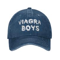 Viagra Boys Band Logo Punk Music Printed Caps Unisex Women Cotton  Trucker Hat Daily Wear Baseball Cap Adjustable Adjustable gray