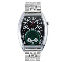 FRANK MIURA FM01K-MACAU Casino Men's Watch sidabras