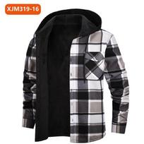 Vyriški šilti marškiniai: Fleece pamušalo, storesni flaneliniai languoti marškiniai – Vienetiniai vyriški marškiniai su fleece pamušalu 2XL black