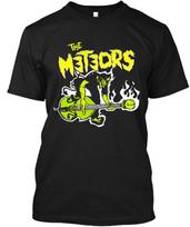 Naujas Populiarus The Meteors Anglų Psychobilly Muzika Vintage Marškinėliai Dydis S-4XL Unisex Marškinėliai M yellow