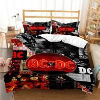 3D Spausdintas AC/DC Roko Grupės Patalynės Komplektas Viengulio, Dvigulio, Karalienės, Karaliaus, Cal Karaliaus Dydžio Lova Patalynės Komplektas 70x133cm 2pcs