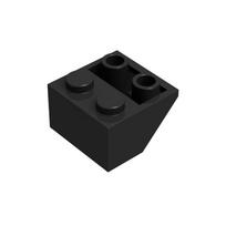 40PCS Add-Ons Thick Brick 3660 Roof Tile 2x2 45 Roof Inverted Slope House Face Building Blocks Learning Assemble Kid Toy black