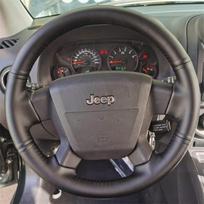 Car Steering Wheel Cover for Jeep Compass Limited Jeep Patriot 2007 2008 2009 2010 Braid Black Style Leather&Interior style1 gray