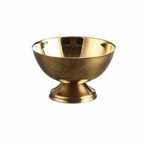 Maistinis ledų puodelis Nerūdijančio plieno pudingo deserto dubenėlis Šventės reikmenys 250ML-Short Leg Gold