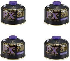 CAPTAIN STAG Fuel Regular Gas Cartridge PX-250 Set of 4 UZ-12111