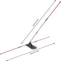 7 Adjustable Angles Golf Swing Trainer Angle Plate Golf Posture Corrector  Aiming Practice white