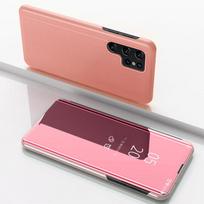 Išmanusis veidrodinis atverčiamas dėklas Samsung Galaxy A16 A26 A36 A56 A55 A35 A15 A54 S22 S23 FE S24 Ultra Plus S25 Edge PU dangtelis For Galaxy A55 5G