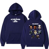 The Weeknd After Hours Til Dawn Tour 2026 Hoodie Women Fashion Pullover Sweatshirt Hip Hop Pop Music Clothing Hoody XXL tamsiai mėlyna spalva