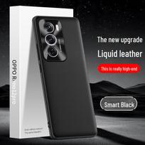 Oppo Reno 12 Pro Liquid Leather Anti-Fall Protective Case oppo Reno 12 Pro gray