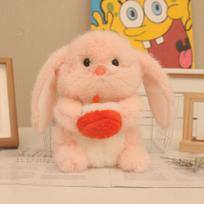 Rice mink cake rabbit cute animal rabbit doll doll for girlfriends exquisite cute plush toy lop-eared rabbit 8 inch beige