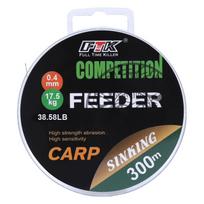 FTK 300M/ 328yds Fluorocarbon danga padengtas žūklės valas 0,14 mm–0,50 mm 15,35 LB-44,75 LB anglies pluošto lyderis žvejybos masalas, viela, nuskendęs valas Japonija 300m-0.40mm-38.58LB black