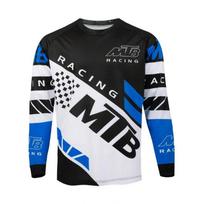 2026 Motocross Jersey bicycle shirt mtb clothing mx Motorcycle Mountain bike downhill Jersey offroad racing sportswear 4XL black
