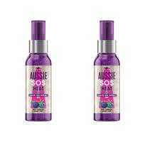 Aussie SOS Instant Heat Saviour Hair Spray 100ml 2-Pack gray