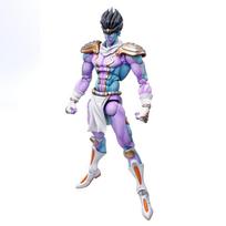 17cm Anime JoJo Figure Purple Star Platinum Action Figure Star Platinum Figure Removable Statue Standing Model Ornament Toy Gift 17CM gray