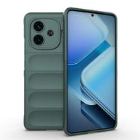Pilnas dėklas Vivo iQOO Z9 Turbo, atsparus smūgiams silikoninis pilnas galinis dėklas Vivo iQOO Z9 Turbo, Dėklas Vivo iQOO Z9 Turbo For iQOO Z9 Turbo gray