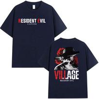 Hot Game Resident Evil Merch T Shirts Men Women Vintage High Quality Fashion Tshirt Summer Cotton Oversized Tees Streetwear 3XL