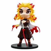 8pcs/Sets Q Posket Figure Demon Slayer Mini Figurine Kimetsu No Yaiba Tiny PVC Dolls Desktop Decoration great for daily use black