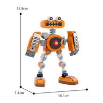 MOC Mano Dainuojantis Monstras Statybinių Blokelių Rinkiniai Muzikinis Robotas Choras Žaidimo Plytelės Animacinis Monstras Plytelės Surinkimo Žaislai Vaikui Gimtadienio Dovana