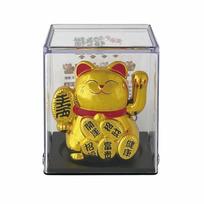 Santos Maneki Neko Fortune Solar Wealth Approximately 4.95.56.2cm Gold SA-549-06 gray