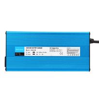 Golf Cart Battery Charger 600W Blue 36V 12A 3 Pin with Crowfoot Plug 3.3ft Cable Golf Car Charger blue