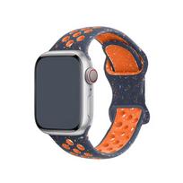 Original Sport Rubber Strap for Apple Watch Band 49mm 45mm 44mm 42mm 38mm Colored Particles Band for IWatch 9 8 7 6 5 SE Ultra 2 49MM For Ultra 1 2 black