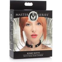 Antkaklis su kačiuko galva Master Series, juodas