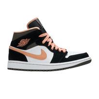 Jordan 1 Mid Peach Mocha (Women's) 39 black
