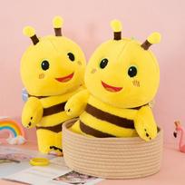 New Transformation Dragon Creative Honey Milk Bee Dragon Plush Toy Girlfriend Exclusive Couple Birthday Gift Doll Bee 60cm/1.25KG geltona