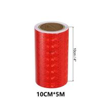 2,5cm/5m/10cm/15cm/20cm*5M Raudonos Švytinčios Žvaigždės Atšvaitinis Lipdukas Atsparus Vandeniui Stipriais Klijais Saugos Įspėjimas Atšvaitinė Juosta Automobiliui red