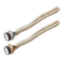 2Pcs Durable Replacement Fragrance Oil Lamp Wick Catalytic Burner Diffuser Aromatherapy Lamp Accessories beige
