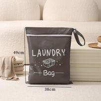Portable Waterproof Travel Storage Bag - Multifunctional, Large Capacity Clothing & Sundries Organizer with Drawstring white