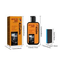 Car Glass Oil Film Remover Glass Polishing Compound Windshield Cleaner Car Glass Polishing Clear Window Auto Detailing orange