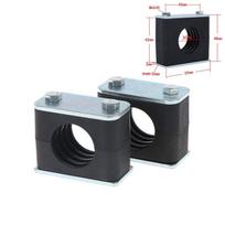 2 vnt. juodas nailoninis vamzdžio spaustukas, prisukamas plastikinis spaustukas, vamzdžio tvirtinimo detalė, 6-50 mm skersmens, priedų tvirtinimui ir surišimui 30mm 2pcs