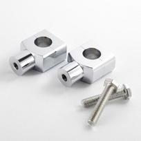 Motorcycle 25mm Handlebar Risers Bars Mount Clamps sidabras