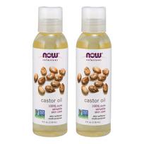 Now Foods Castor Oil, 118ml, 2 units beige
