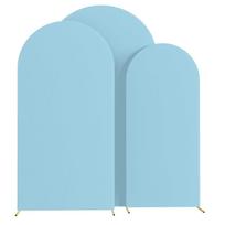 1 vnt. Arkos stovo užvalkalas Vestuvių gėlės Durų dekoravimas Poliesteris Elastingas Rinkinio Fono užvalkalas Rekvizitas Naudojamas Banketui (Be lentynos) 50X120cm(4Ft) mėlyna