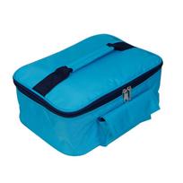 Drive Picnic Camping Car Portable Electric Oven Mini Hot Food Bento Tote Heating Bag Blue blue