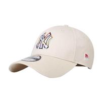New Era New Yihua Sun Shade Color MLBNY Embroidery Versatile Hard Top 940 Peaked Cap Unisex Couple Style Milk White 14440943 balta