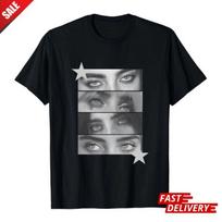 Unisex shirt Cotton Oversize Large Size Billie Eilish Music Tour T-Shirt, Q01 Family Fan Billie Shirt, Gift for Fans !!! XXXXL gray