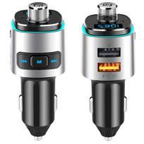 FM Bluetooth siųstuvas + USB įkroviklis QC3.0 Voice Kraft VK42
