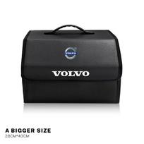 Volvo automobilio bagažinės sulankstoma odinė organizatoriaus dėžutė Automobilio laikymo krepšys Priedai XC40 S60 V40 SC60 V60 C30 V70 XC90 XC60 190h XC black
