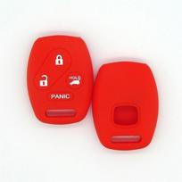 2/3/4 mygtuko nuotolinio valdymo automobilio rakto korpusas, skirtas Honda Accord Jazz Gr8 Civic SRV Chord 7 150 R 2007 2009 2008 Fob dėklo dangtelis 3buttons -Red-2pcs white