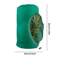 Sunkios žiemos apsaugos augalo uždangalas Žiemos uždangalas Atsparus šalui Užtrauktukas ir raištelis Apsauga nuo šalčio Neaustinis augalo šalčio pledas (Green,S) žalia
