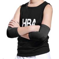1 Pair Kids Elbow Brace Knee Brace Tennis Compression Knit Knee Sleeves Arm Elbow Sleeve Elbow Support for Boys Girls Teen S beige