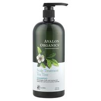 Avalon Organics, Scalp Treatment Shampoo, Tea Tree, 32 fl oz (946 ml) gray